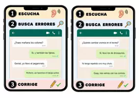 Vista previa - Juegos / Gamificación - Fonología y ortografía - corregir mensajes de whatsapp - página 2