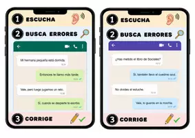 Vista previa - Juegos / Gamificación - Fonología y ortografía - corregir mensajes de whatsapp - página 3