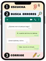 Vista previa - Juegos / Gamificación - Fonología y ortografía - corregir mensajes de whatsapp - Portada