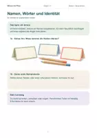 Vorschau - Arbeitsblätter - Sprache als Teil von uns – Namen, Wörter & Identität | Klasse 3–4 - Seite 1