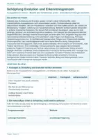 Vorschau - Arbeitsblätter - Arbeitsblatt Religion Klasse 10 – Schöpfung, Evolution und Erkenntnisgrenzen - Deckblatt