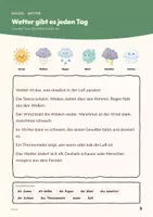 Vorschau - Stundenentwürfe - Das Wetter — Sachunterricht Klasse 1–2: Doppelstunde mit Bildkarten, 4 Arbeitsblättern und Lösungen - Seite 3