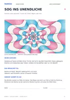 Vorschau - Arbeitsblätter - Op Art • Optische Tunnel zeichnen • Kunst Klasse 8 bis 10 - Seite 1