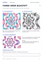 Vorschau - Arbeitsblätter - Op Art • Optische Tunnel zeichnen • Kunst Klasse 8 bis 10 - Seite 3