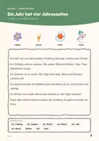 Vorschau - Stundenentwürfe - Die vier Jahreszeiten — Sachunterricht Klasse 1–2: Doppelstunde mit Bildkarten, 4 Arbeitsblättern und Lösungen - Seite 3
