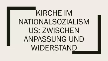 Vorschau - Stundenentwürfe - Hat Kirche aus ihrer Geschichte gelernt?- Kirche zwischen Anpassung, Widerstand und Verantwortung - Seite 1