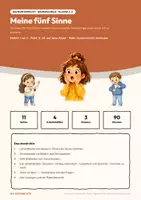 Vorschau - Stundenentwürfe - Sachunterricht Paket 2: Ich und mein Körper — 5 komplette Einheiten (Klasse 2 bis 3) mit Bildkarten, Arbeitsblättern und Lösungen - Seite 2