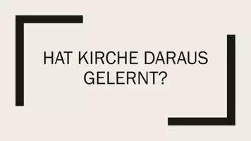 Vorschau - Stundenentwürfe - 02. Hat Kirche daraus gelernt? – Kirche und politische Verantwortung - Deckblatt