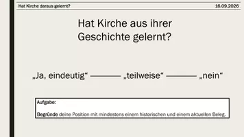 Vorschau - Stundenentwürfe - 02. Hat Kirche daraus gelernt? – Kirche und politische Verantwortung - Seite 3