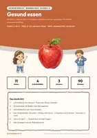 Vorschau - Stundenentwürfe - Gesund essen – Sachunterricht Klasse 2/3 - Seite 1