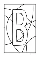 Vorschau - Mal- und Bastelvorlagen - Ausmalbilder | Pop Art - Das Alphabet (Vorschule, Klasse 1) - Seite 3