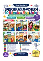 Vorschau - Arbeitsblätter - Sprechblasen-Poster 4 – Alltag & Freizeit - Deckblatt