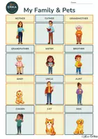 Vorschau - Arbeitsblätter - My Family_You and me_Arbeitsblätter_Young World 1 - Seite 1