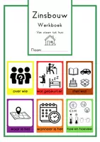 Voorbeeld - Werkboek zinsbouw van steen tot huis - Voorblad