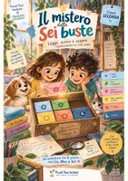 anteprima - Materiale di supporto/inclusione - Il mistero delle sei buste: eserciziario di italiano per la classe seconda. - Pagina di copertina