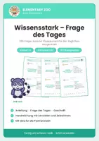 Vorschau - Arbeitsblätter - Frage des Tages: 200 Wissensfragen, Schätzfragen und Warum-Fragen. Sachunterricht Klasse 1 - 4 - Deckblatt