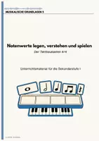 Vorschau - Stundenentwürfe - Taktbaukasten 4/4 – Notenwerte legen, verstehen und spielen - Seite 1