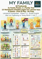 Vorschau - Spiele - YW1_Unit 1_Family_You and me_Bundle_Flashcards,Posters,Worksheets,Games - Deckblatt