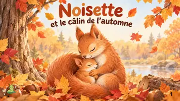 Aperçu - Affichage - 🍂 Noisette et le câlin de l’automne 🍂 - Page de couverture