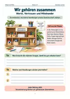 Vorschau - Arbeitsblätter - Gemeinschaft erleben & stärken | Klasse 3–4 - Seite 1