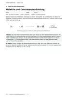 Vorschau - Unterrichtsreihen - Moleküle und Elektronenpaarbindung | Chemie Klasse 9/10 | Arbeitsheft mit Lösungen und Gruppenarbeit - Seite 1