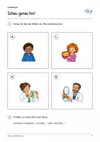 Vorschau - Arbeitsblätter - Eine neue Brille für Sam: Deutsch Klasse 2, Leseheft mit Lösungen - Seite 2