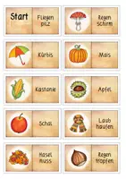 Vorschau - Stationenlernen - Herbst Domino - 1. & 2. Klasse - Seite 2