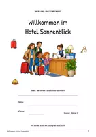 Vorschau - Arbeitsblätter - Willkommen im Hotel Sonnenblick: Deutsch Klasse 2, Leseheft mit Lösungen - Seite 1