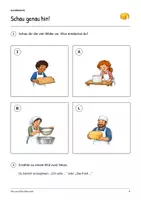 Vorschau - Arbeitsblätter - Wie aus Milch Käse wird: Deutsch Klasse 2, Leseheft mit Lösungen - Seite 2