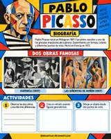 Vista previa - Hojas de trabajo - Grandes artistas de la pintura - página 1