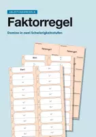 Vorschau - Spiele - Faktorregel für Ableitungen – Domino in zwei Schwierigkeitsstufen - Deckblatt