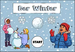 Vorschau - Audio-Dateien - DaZ - Interaktives Wortschatztraining "Der Winter" DaZ / DaF / Deutsch - Seite 1