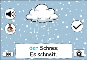 Vorschau - Audio-Dateien - DaZ - Interaktives Wortschatztraining "Der Winter" DaZ / DaF / Deutsch - Seite 3