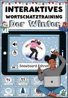 Vorschau - Audio-Dateien - DaZ - Interaktives Wortschatztraining "Der Winter" DaZ / DaF / Deutsch - Deckblatt