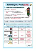 Vorschau - Arbeitsblätter - Sender-Empfänger-Modell - Arbeitsblatt mit Lösung - Seite 2