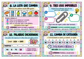Vista previa - Tarjetas / Manipulativos - RETOS COGNITIVOS ¿y ahora qué hago? - página 2