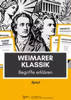 Vorschau - Spiele - Weimarer Klassik- Erklärspiel für Klasse 9-10 - Deckblatt