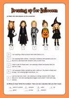 Vorschau - Arbeitsblätter - Dressing up for Halloween: Reading and Vocabulary (English) - Seite 2