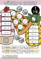 Vorschau - Spiele - Würfeln & Rechnen - Division 1-10 - Deckblatt
