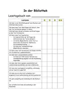 Vorschau - Arbeitsblätter - In der Bibliothek - Beurteilung, Rätsel und Ideen - Deckblatt
