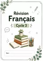 Vorschau - Arbeitsblätter - Revision_Francais_Cycle3_nouveau (1) - Deckblatt