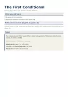 Vorschau - Arbeitsblätter - If-Sätze Typ 1 und Typ 2 – Übungspaket - Seite 1