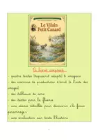 Aperçu - livret pédagogique sur l'histoire du vilain petit canard - Page de couverture