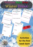 Vorschau - Arbeitsblätter - Winter Break & New Year: Englisch (1-4) - Deckblatt