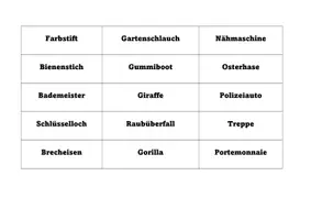 Vorschau - Spiele - Pantomim Begriffe - gemeinsames Spielen und Bewegen - Seite 1