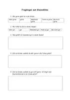 Vorschau - Stundenentwürfe - Klassenrat inklusive Fragebogen zum Klassenklima - Seite 1