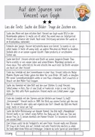 Vorschau - Arbeitsblätter - Vincent Van Gogh - Lesespur (Kunst) - Seite 3