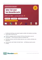 Vorschau - Arbeitsblätter - Krabat Figurenübersicht Klasse 6 7 - Deckblatt