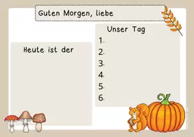Vorschau - Präsentationen/Tafelbilder - Digitale Tafelbilder: Tagesstarter - Herbst (Kl. 1-4) - Seite 3