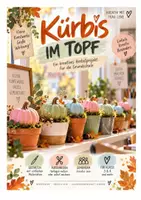 Vorschau - Arbeitsblätter - KÜRBIS BEMALEN - Herbst Klassenzimmerdeko & Kunstprojekt - Deckblatt